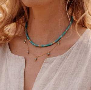 Collier Moira Turquoise - Marianne Vey Paris